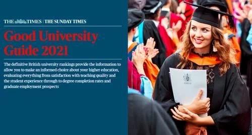 2021《泰晤士报》英国大学排名出炉